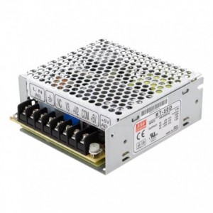 Power Supply Encl. IN220 TRIPLEOUT5V-12V-24VDC 50W RT-50D