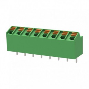 SPRING PCB TERMINAL BLOCK 300V 10A 8P P5.0mm DG247-5.0-08P-14-00A(H)