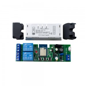 Smart 2Ch Relay Switch 10A + Shell | RF433Mhz + BT | DC 7‑32V Input