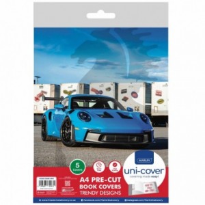 Marlin Precut Book Covers Porsche 5PK