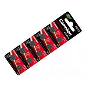COIN BATTERY ALKALINE SOX 1.5V 158mAh 11.6x5.4mm - 10/PACK AG13-BP10