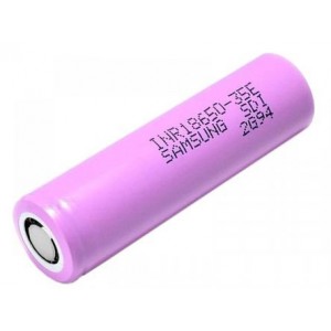 FLAT TOP LITHIUM BATTERY 3.7V 3.5AH 18x65mm INR18650-35E