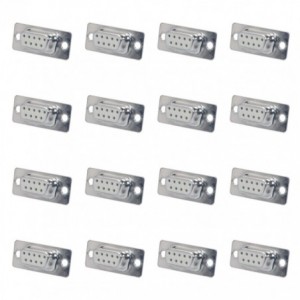 Socket D-SUB 9W P/M Solder Metal - 50P/TRAY DB-9S
