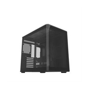 Cooler Master Elite 600 Clean and Functional ATX Mid-Tower Case Featuring Tempered Glass Side Panel- 4X 120mm A-RGB Fan Pre-Installed- Full-Size 425mm GPU and Dual 360mm Radiator Support – Black Col