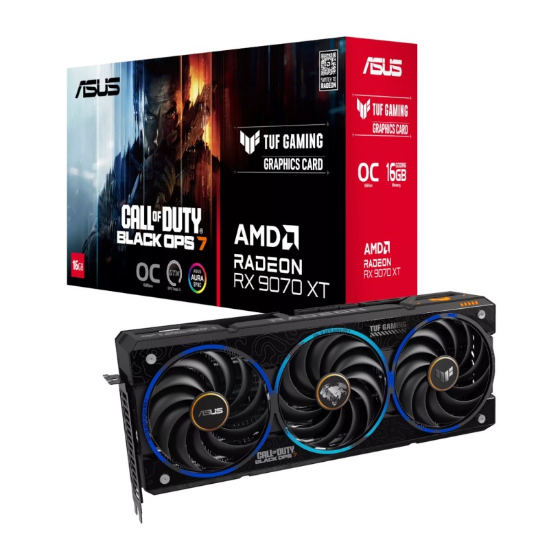 ASUS TUF Gaming Radeon™ RX 9070 XT COD BO7 Special Edition - GeeWiz