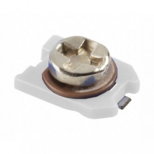 ADJUTABLE CAPACITOR SMD 10pF-3.5pF WHITE GTC03E100