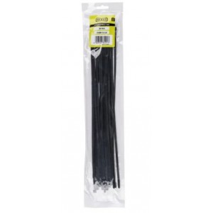 Nexus Cable Ties T50L 4.8MMX400MM Black 20 PACK