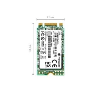 Transcend 2 TB MTS425S M.2 SATA 3 2242 SSD 3D Nand - Cacheless