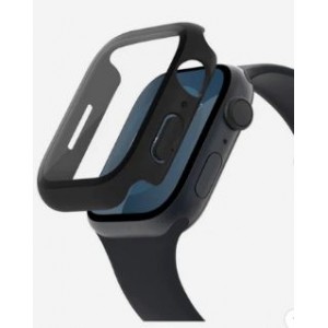 Belkin ScreenForce Tempered Glass Full 360 Anti-Microbial Screen Protector - Apple Watch 45mm Black- Model S9/8/7