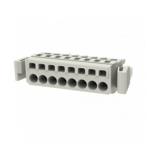 Terminal Block 8W Plug In Press Grey 8EDGKG-5.08-08P-11-1001Z(H)