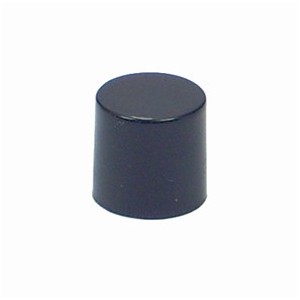 7.7mm RND PUSH ON BLACK CAP FOR 2.8mm SHAFT CV1-2-H