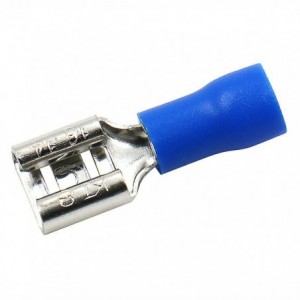 TERMINAL PRE-INS BL 2.8mm FEM - DEBULK FDD 2-110(5)
