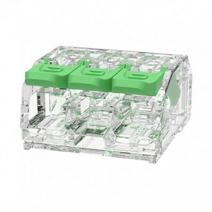 SPRING LOADED SPLICING TERMINAL CONNECTOR 3P 6mm2 DGBSC-SG01/6-03P（17-00ZH)