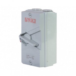 Isolator 20A 3P Weatherproof Lockable ABIS320-N