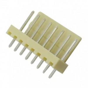 8-Way Single Row Female Header with Friction Lock 2.5mm