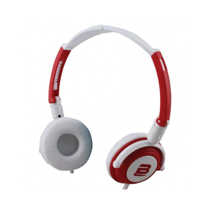 Bounce  BO-2001-RDWT  Swing Series Red and White Headphones