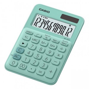 Casio  MS-20UC-GN-S-EC  Green 12 Digit Desktop Calculator
