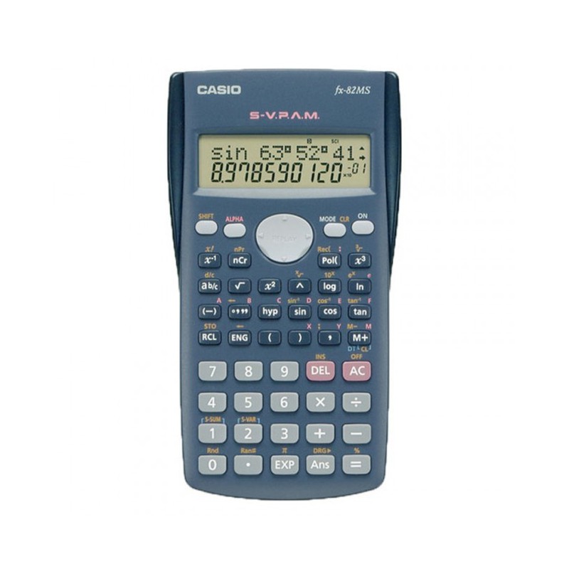Casio  FX82MS  Black  Scientific Calculator