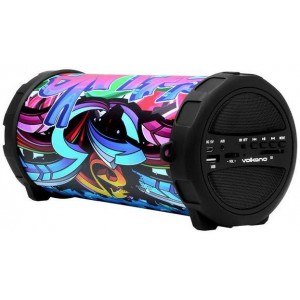 Volkano  VK-3301-MX  Bazooka Rap Series Mixed Colour Bluetooth Speaker