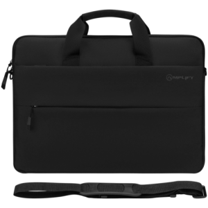 Amplify Cuba 15.6 Laptop Shoulder Bag Black"