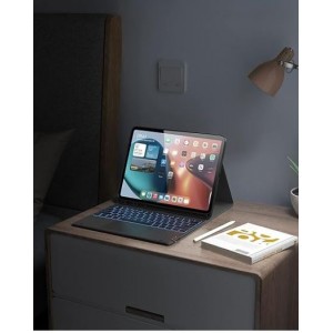 Tuff-Luv Bluetooth Folio Case and Keyboard with TrackPad  -  Compatible with Apple iPad Pro 13" M4 (2024) (Includes a Apple Pencil Holder) - Black - 1 Year Warranty (USB-C Charing Port) (5056560417845