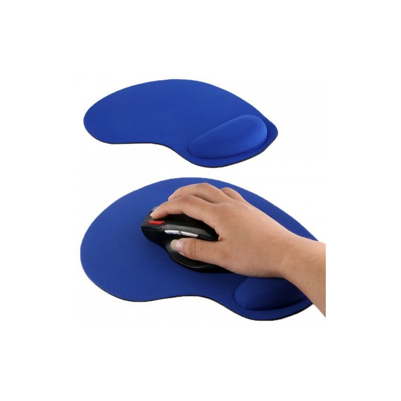 Tuff-Luv  A4_69  Ultra Slim Pad and Cloth Wrist Supporter Mouse Pad - Blue