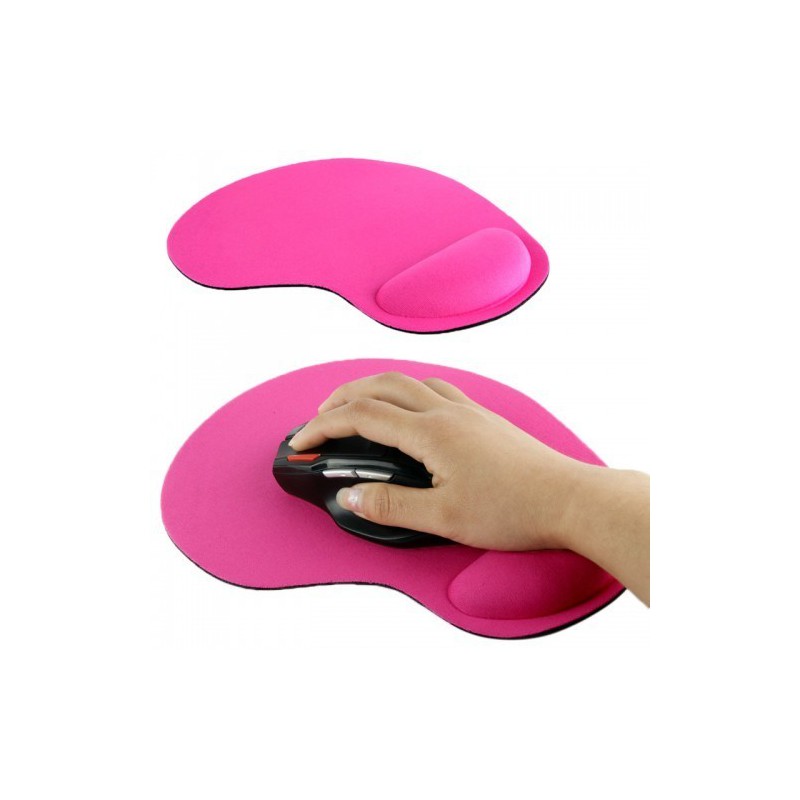 Tuff-Luv  A4_70  Ultra Slim Pad and Cloth Wrist Supporter Mouse Pad - Pink