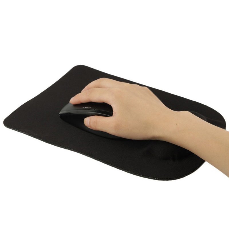 Tuff-Luv  C4_79  Ultra-Thin Cloth Mouse Pad Gel Support - Black