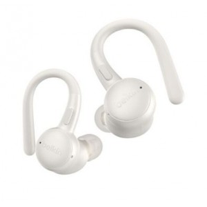 Belkin - SoundForm ActiveFit Wireless Earphones with Built-in Microphone- USB-C Fast Charging- 36H Battery Life- IP54 Water Resistance - Bluetooth Earbuds for iPhone- iPad- Galaxy- Pixel- &amp; More -