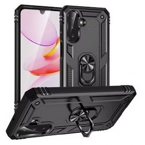 Tuff-Luv - Rugged Case and Stand - Compatible With Samsung Galaxy A17 5G  - Black