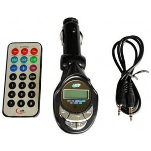 Mp3 player FM transmitter with SD/USB slot and IR remote