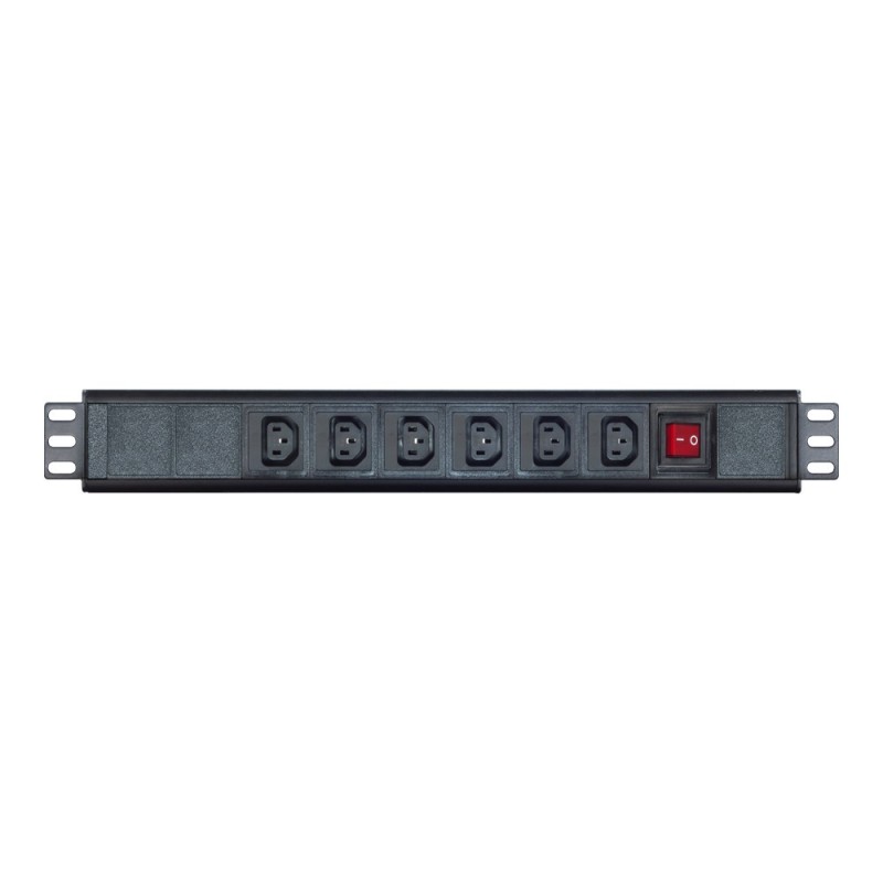 6 Way 10A Iec Outlet With ON/OFF Sw - GeeWiz