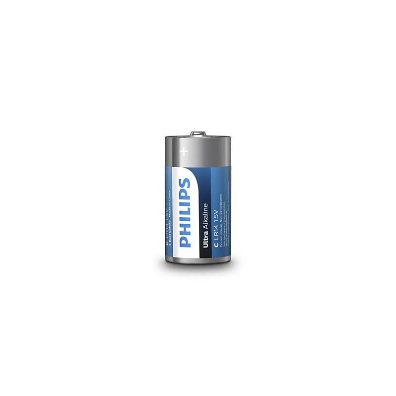 Philips  LR14E2B/10  Ultra Alkaline Battery LR14E2B 2xC Ultra Alkaline