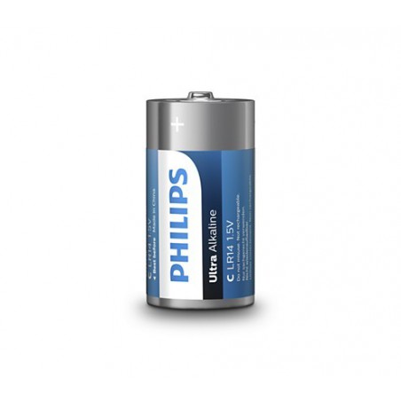 Philips LR14E2B/10 Ultra Alkaline Battery LR14E2B 2xC Ultra Alkaline ...