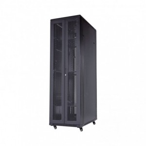 LinkQnet 42U 600x1000MM Server Cabinet with Double Mesh Front Door and 4 Fans