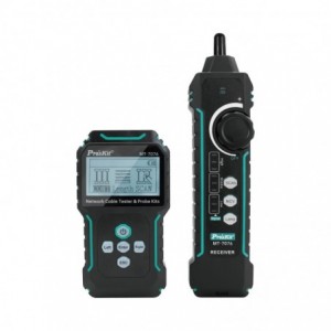 ProsKit MT-7076 PoE Network Cable Tester and Probe Kit with LCD