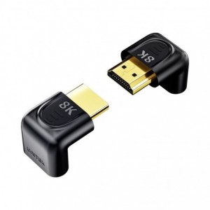 Unitek 8K HDMI 90DEG ADAPTER-BLK(A1046ABK03)