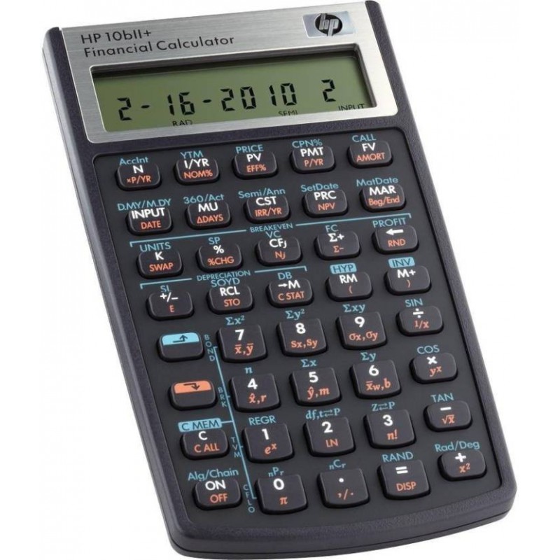 HP  NW239AA#B12 10BII+ Algebraic Business Calculator