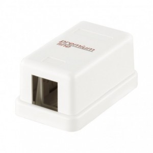 Premium Line CAT6 Unpopulated Surface-Mount Wallbox