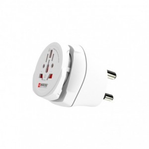 Skross Combo Euro 2 Sa Adapter WH(1.500202-E)