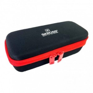 SKROSS Power Case Black and Red Fabric