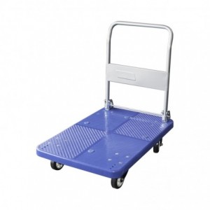 LinkQnet TROLLEY-FD300 Industrial Caster Wheel Trolley - Blue