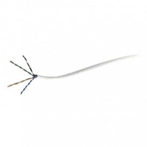 500M CAT5E Solid Network Cable - White - Price per meter (Minimum 500M)