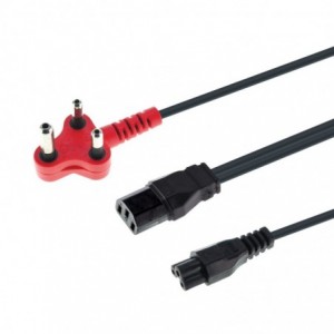 LinkQnet 3m Dedicated Plug to IEC C13 &amp; Clover Power Cable