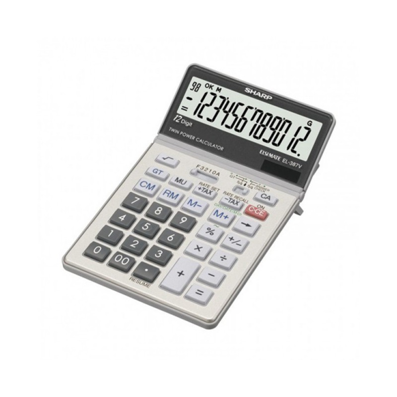 Sharp  EL1387  Multi-Function Calculator-White