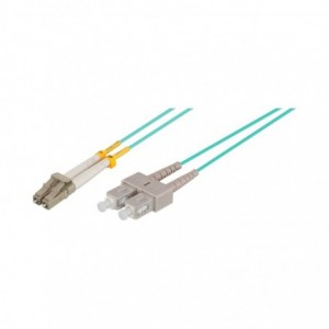 50M Fibre Patch Lead Dup MM(50/125) OM3 LC/SC Rug