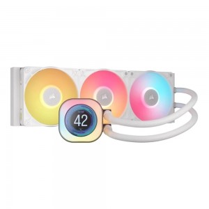 CORSAIR iCUE LINK TITAN 360 RX LCD White AIO 360mm Radiator Liquid CPU Cooler