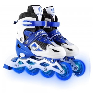 Youth &amp; Beginner LED Light Up Inline Skates