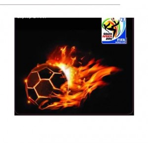 Esquire  7666234232438  Official FIFA 2010 Licensed Product-BALL-on-FIRE Mouse Pad