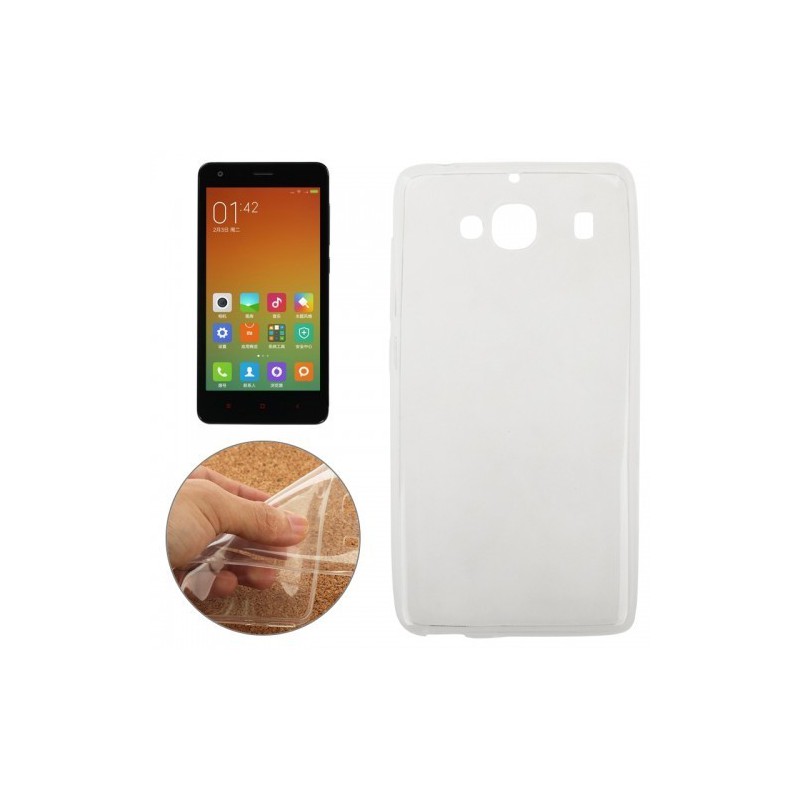 Tuff-Luv  H2_72  Silicone TPU Gel Skin Case Cover for Xiaomi Redmi 2 and Pro - Clear